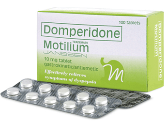 Motilium (Domperidone) packaging